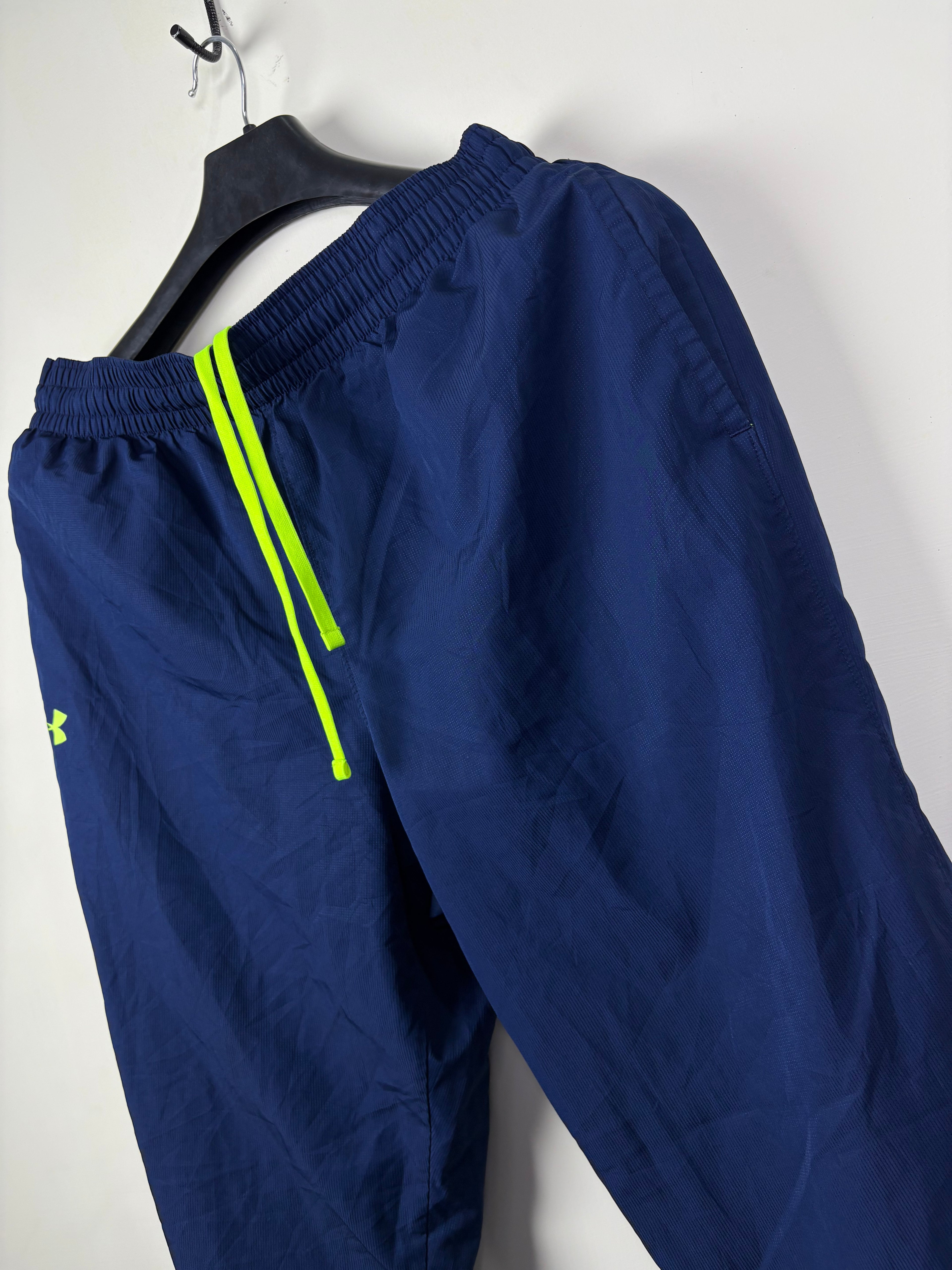 Under Armour Men's Vital Woven Training Pants - Navy/Neon Yellow