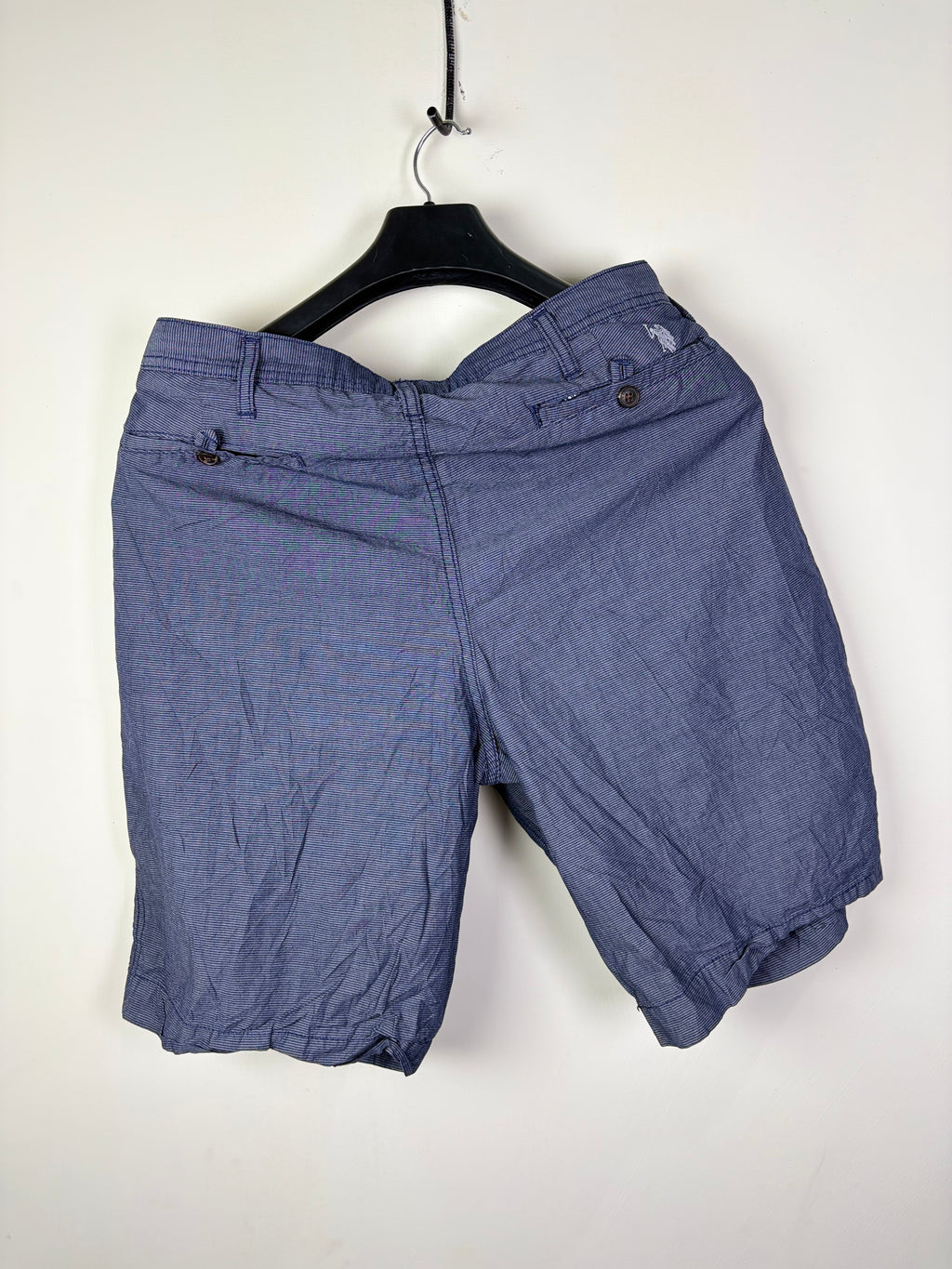 U.S. Polo Assn. Men's Striped Chino Shorts - Blue