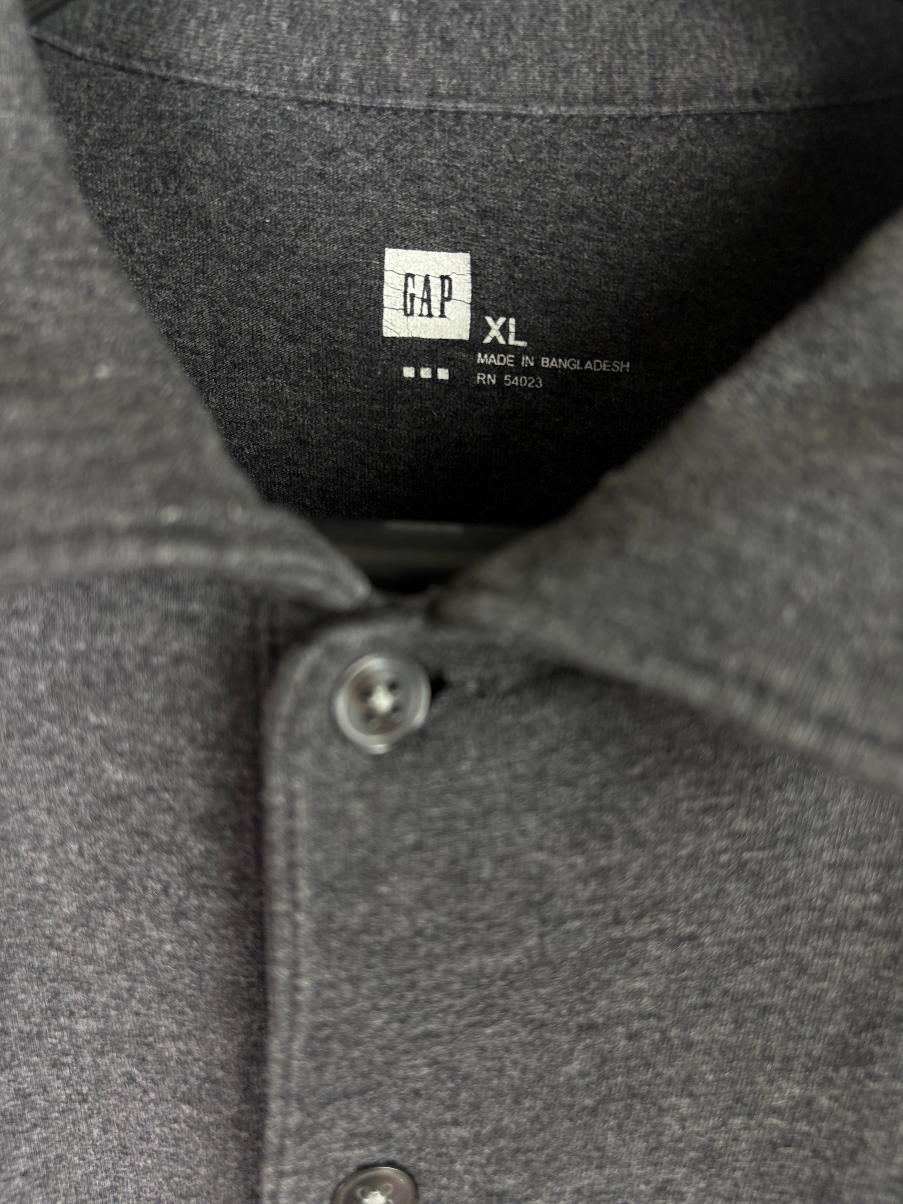 Gap Pique Men's Short Sleeve Polo Shirt Size XL