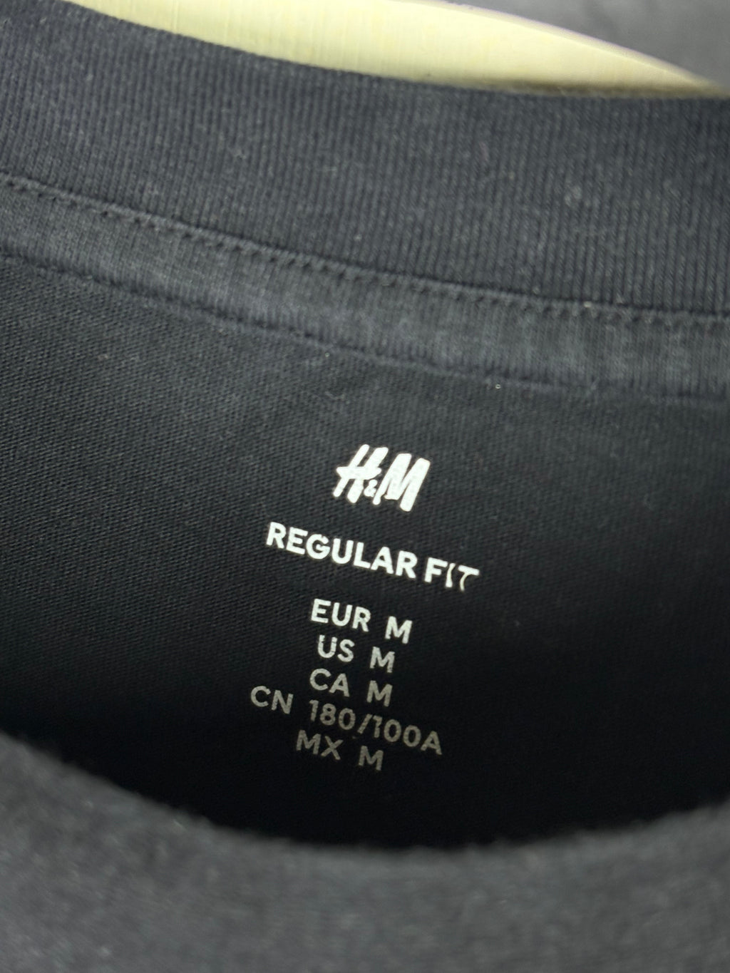 H&M Regular Fit Men's Long Sleeve T-Shirt Size M