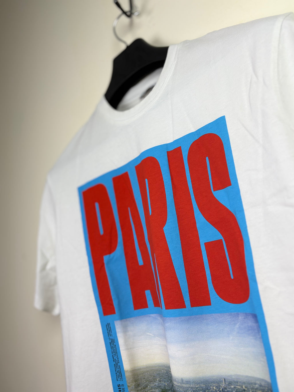 Zara Paris Graphic Print Men's T-Shirt Size S