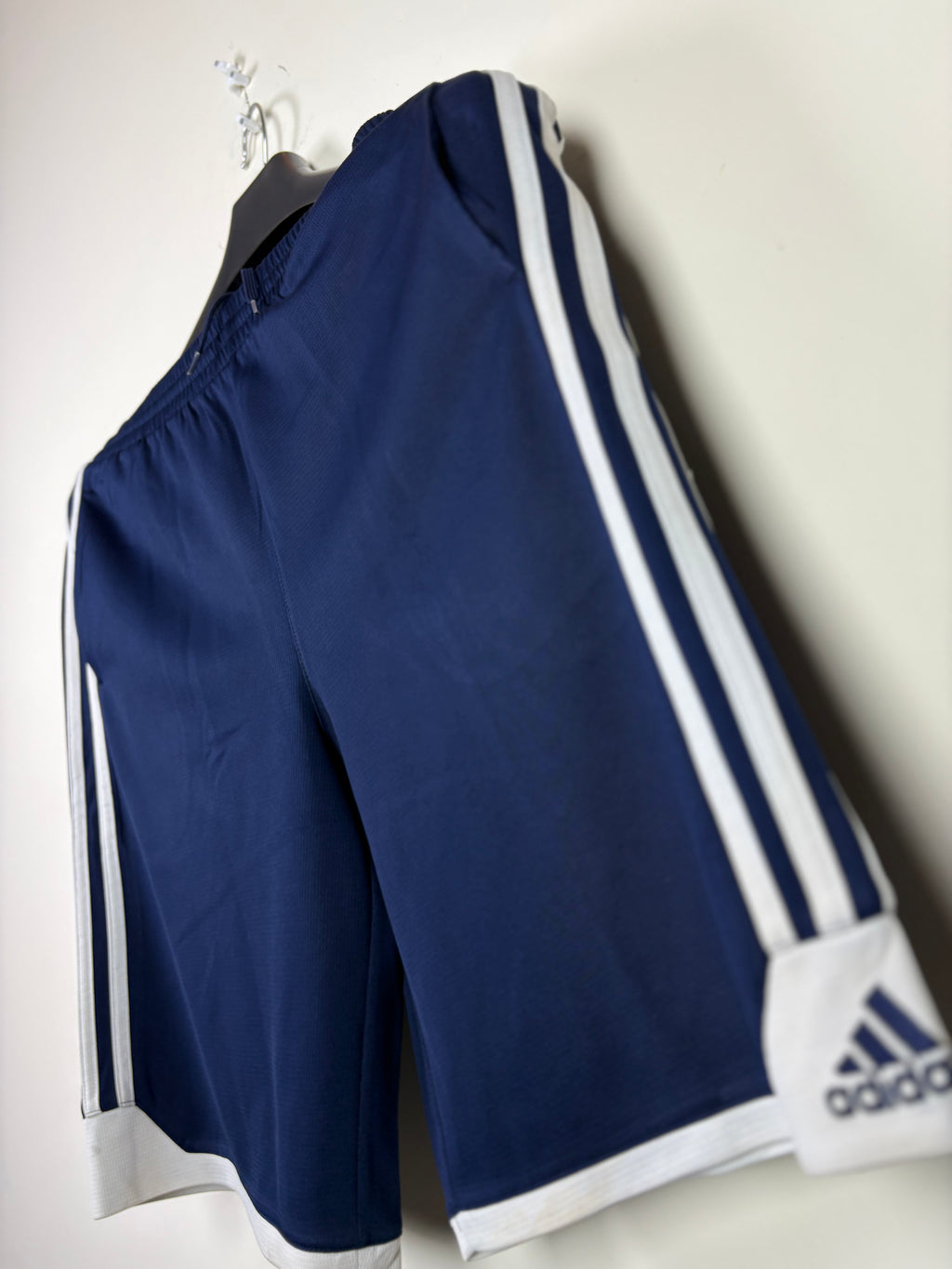 Adidas Squadra 21 Navy Blue Mesh Training Shorts Large