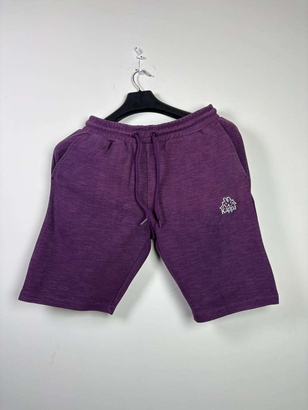Kappa Authentic Melange Fleece Shorts Purple Size Medium