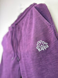 Kappa Authentic Melange Fleece Shorts Purple Size Medium
