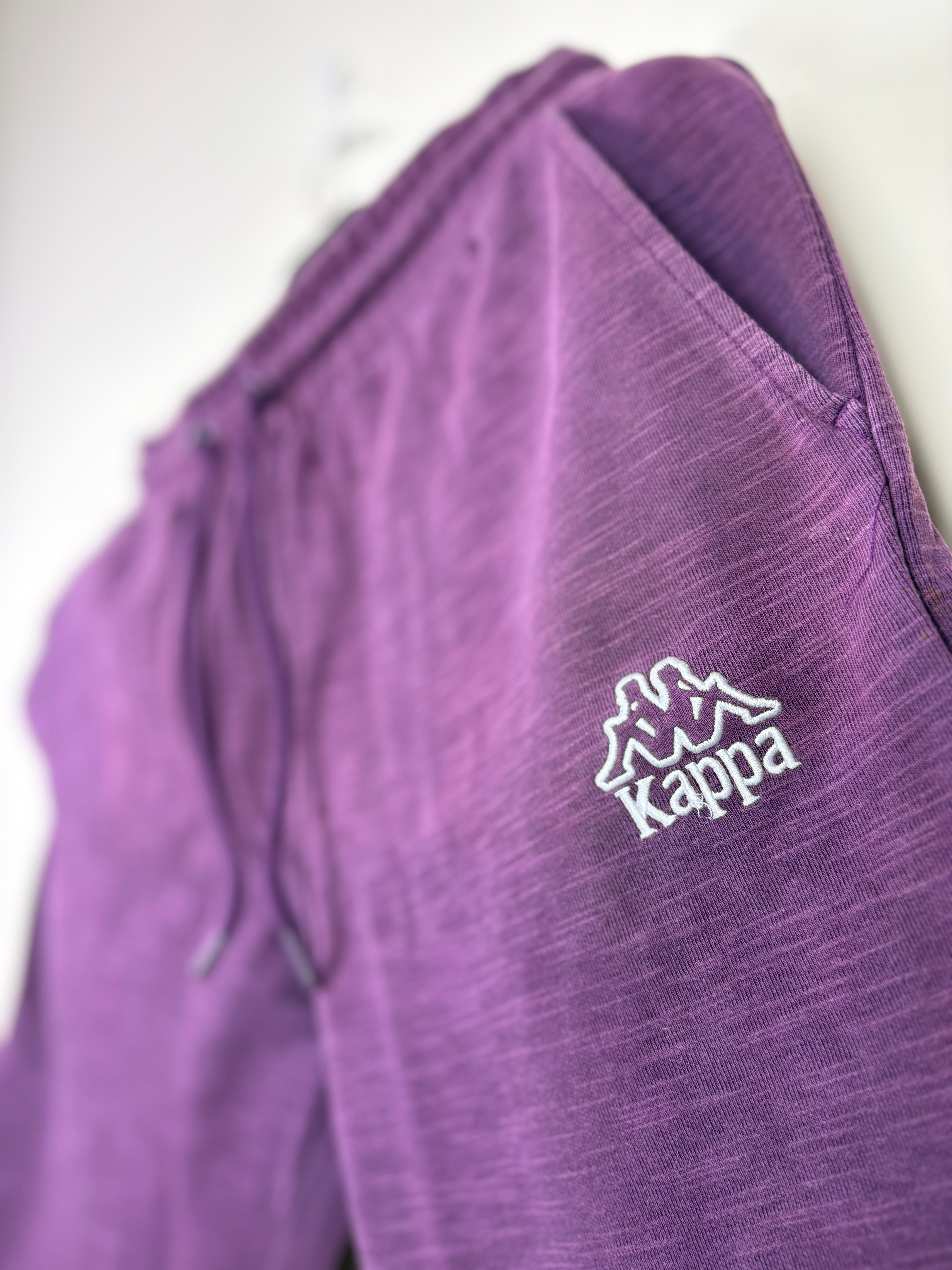 Kappa Authentic Melange Fleece Shorts Purple Size Medium