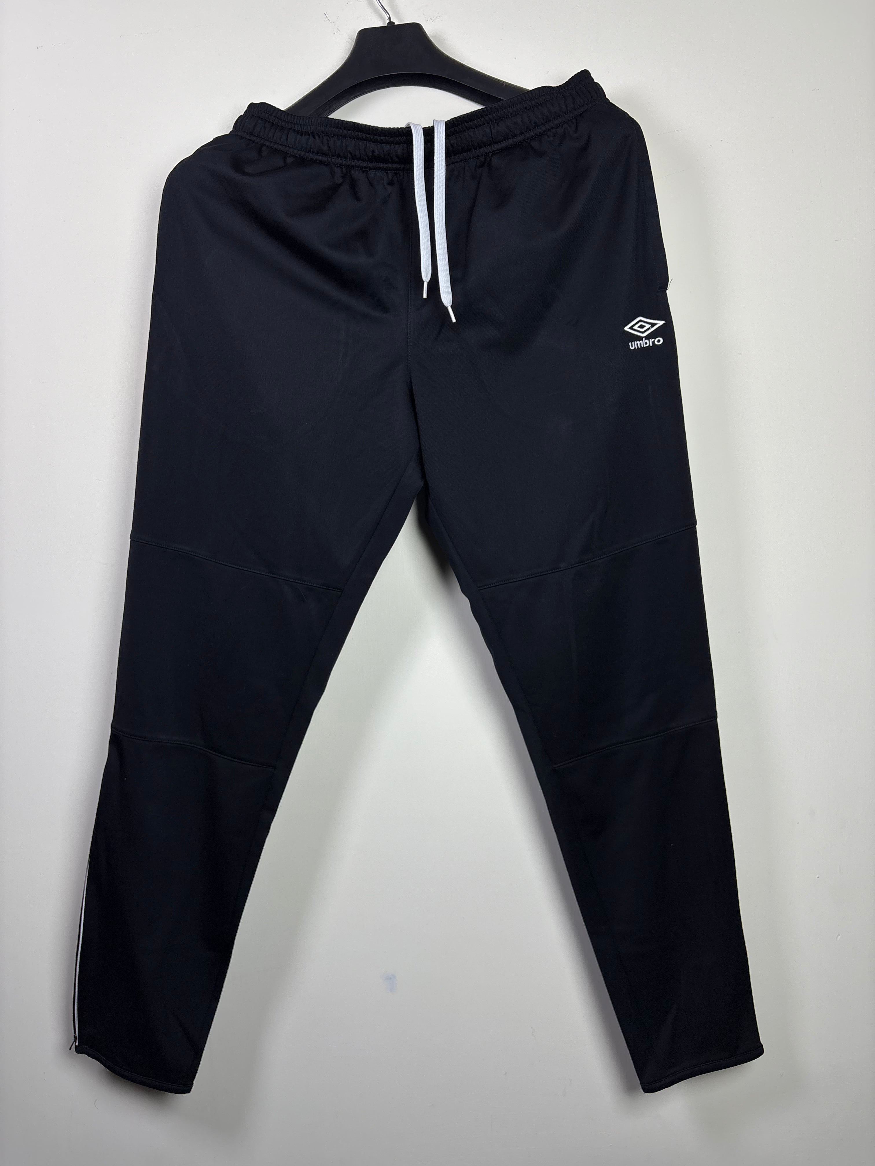 Umbro Premier Tapered Training Track Pants Black Size Medium