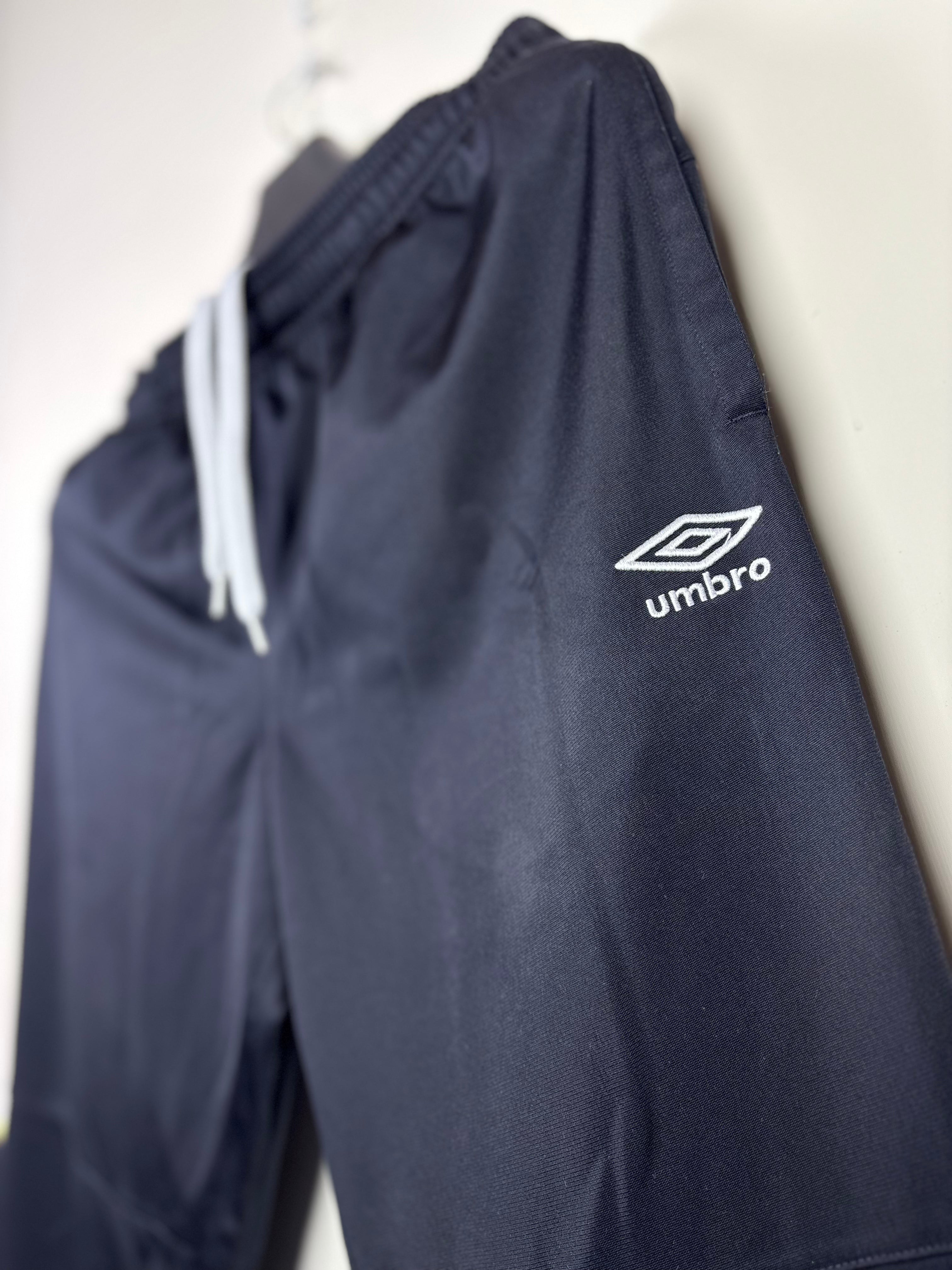 Umbro Premier Tapered Training Track Pants Black Size Medium
