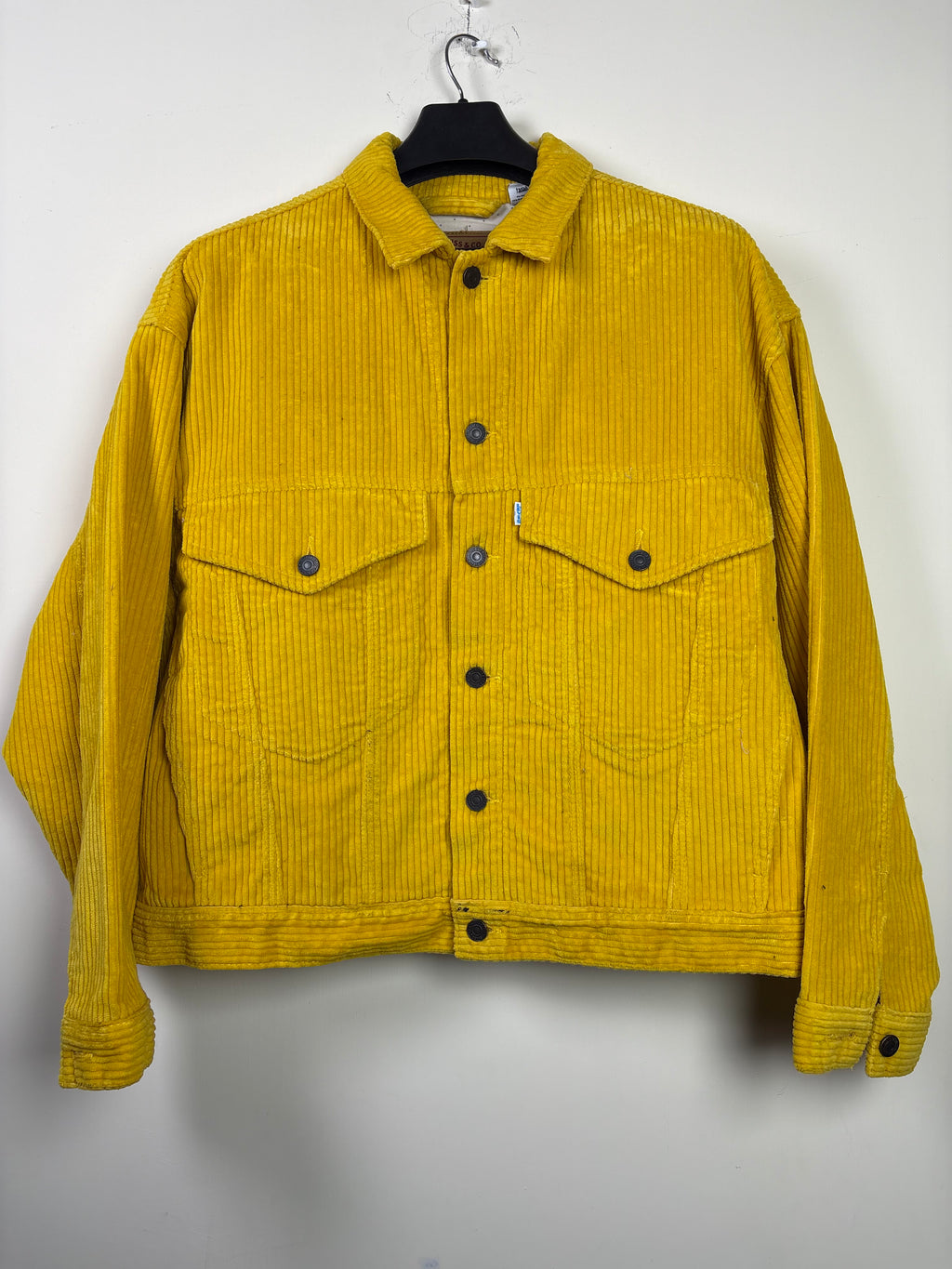Levi's x The Simpsons Yellow Corduroy Trucker Jacket