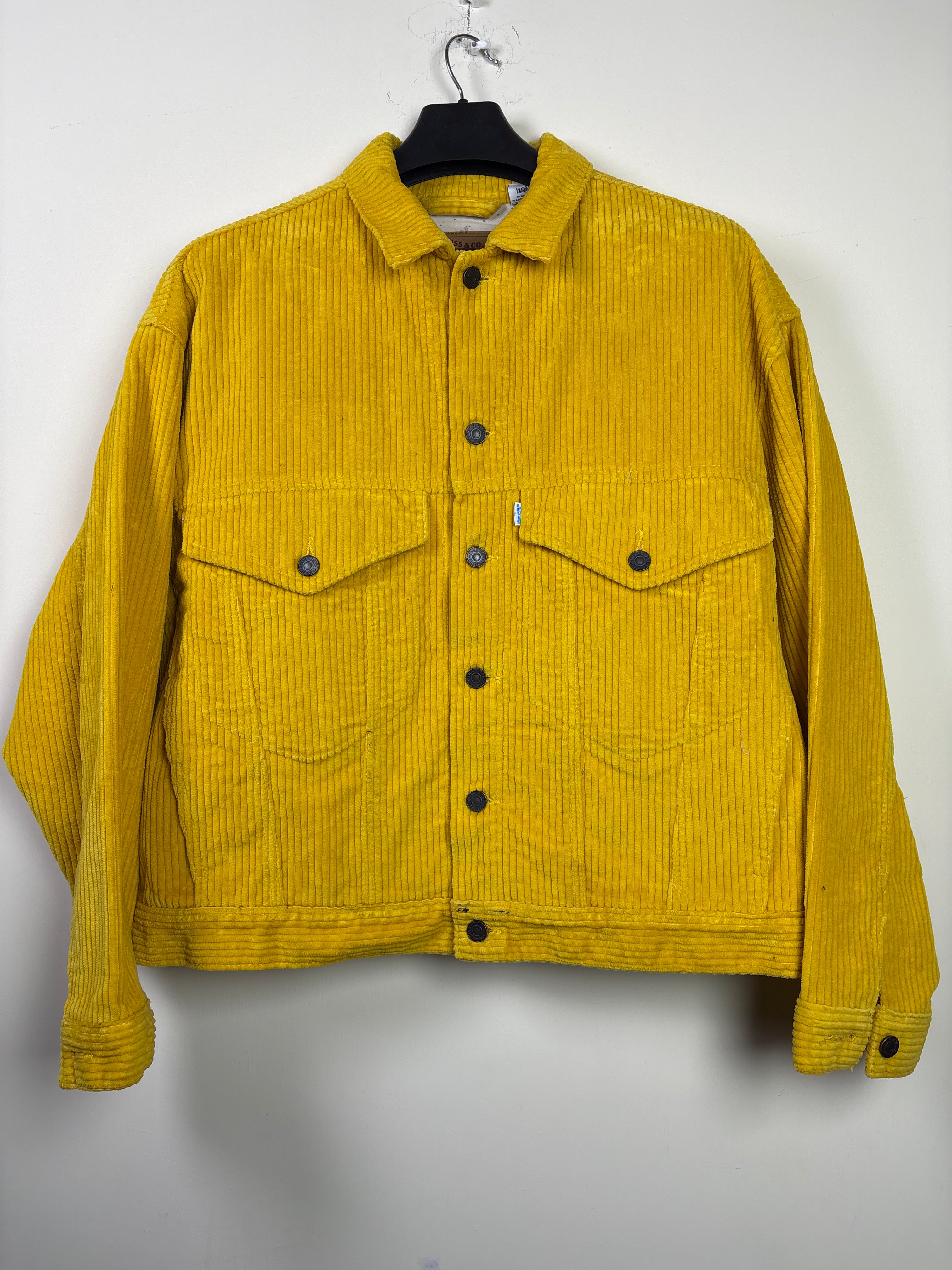 Levi's x The Simpsons Yellow Corduroy Trucker Jacket