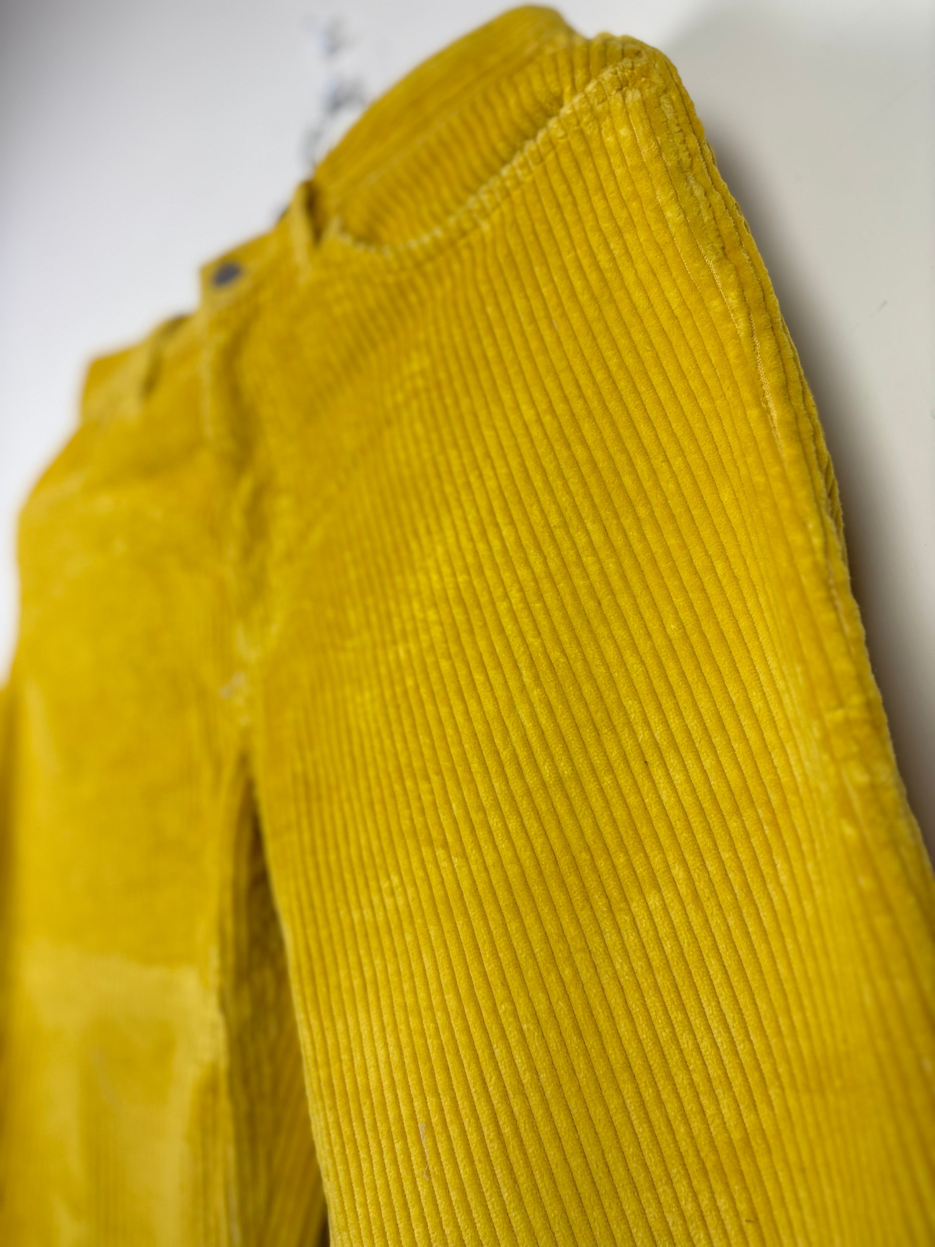 Levi's x The Simpsons High Loose Yellow Corduroy Pants