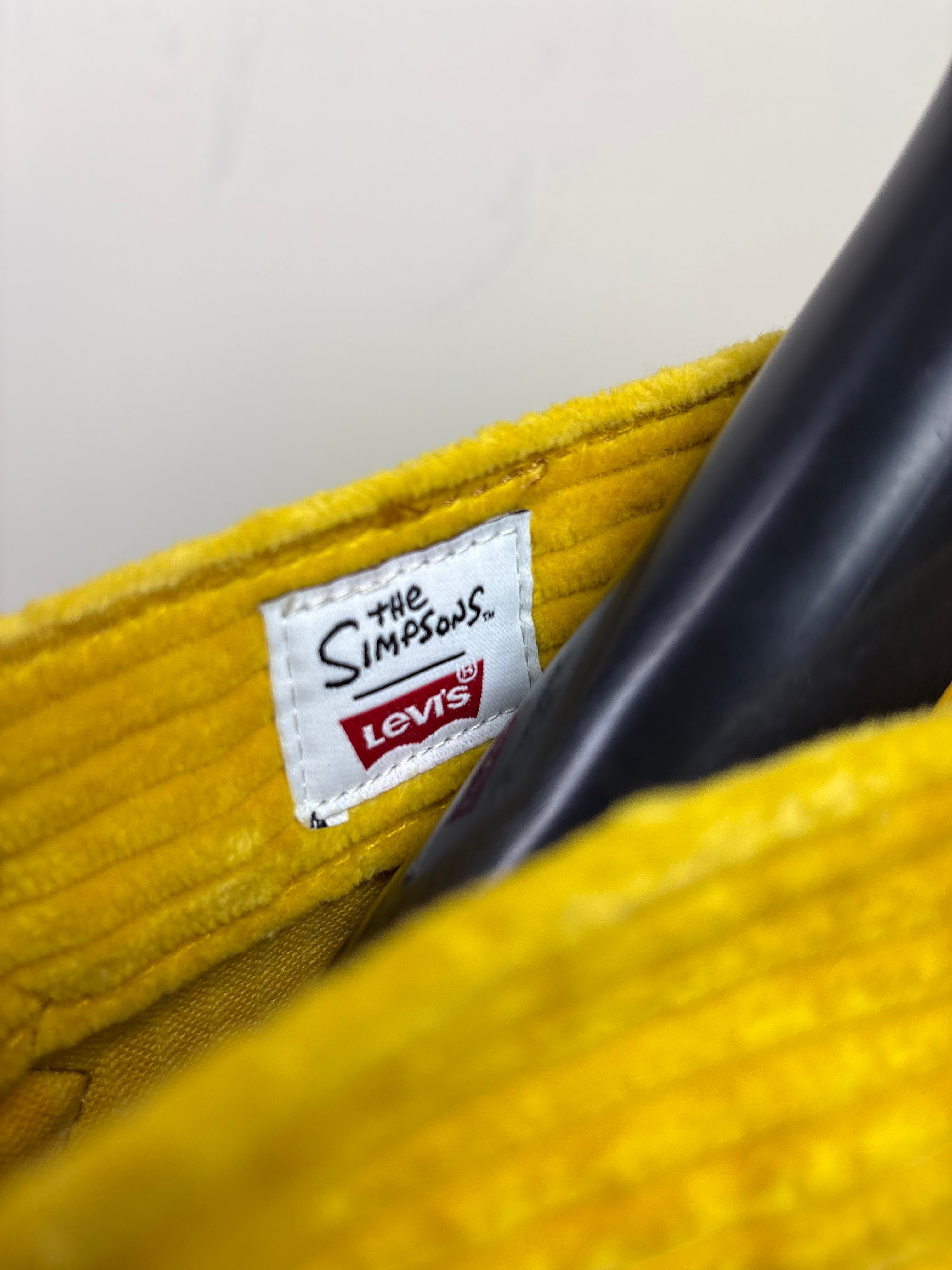 Levi's x The Simpsons High Loose Yellow Corduroy Pants