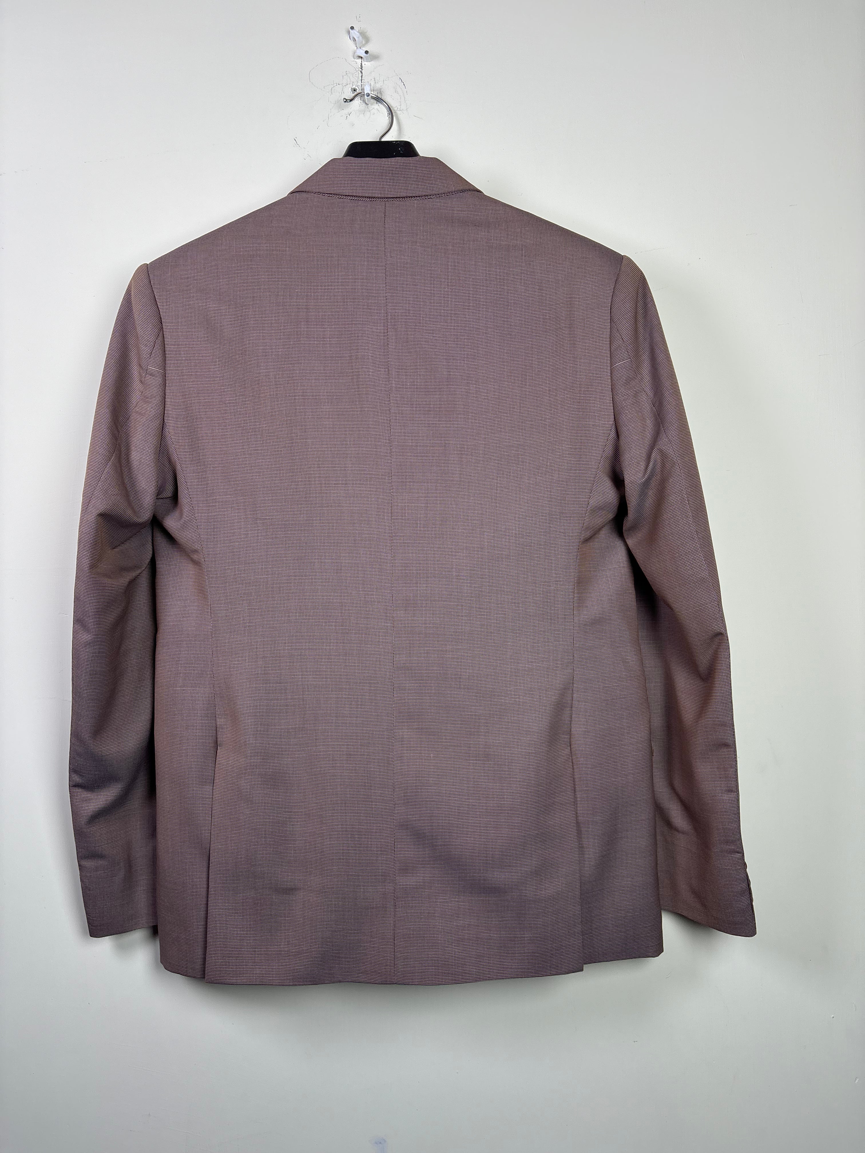 Men's Mauve Slim Fit Two-Button Suit Blazer