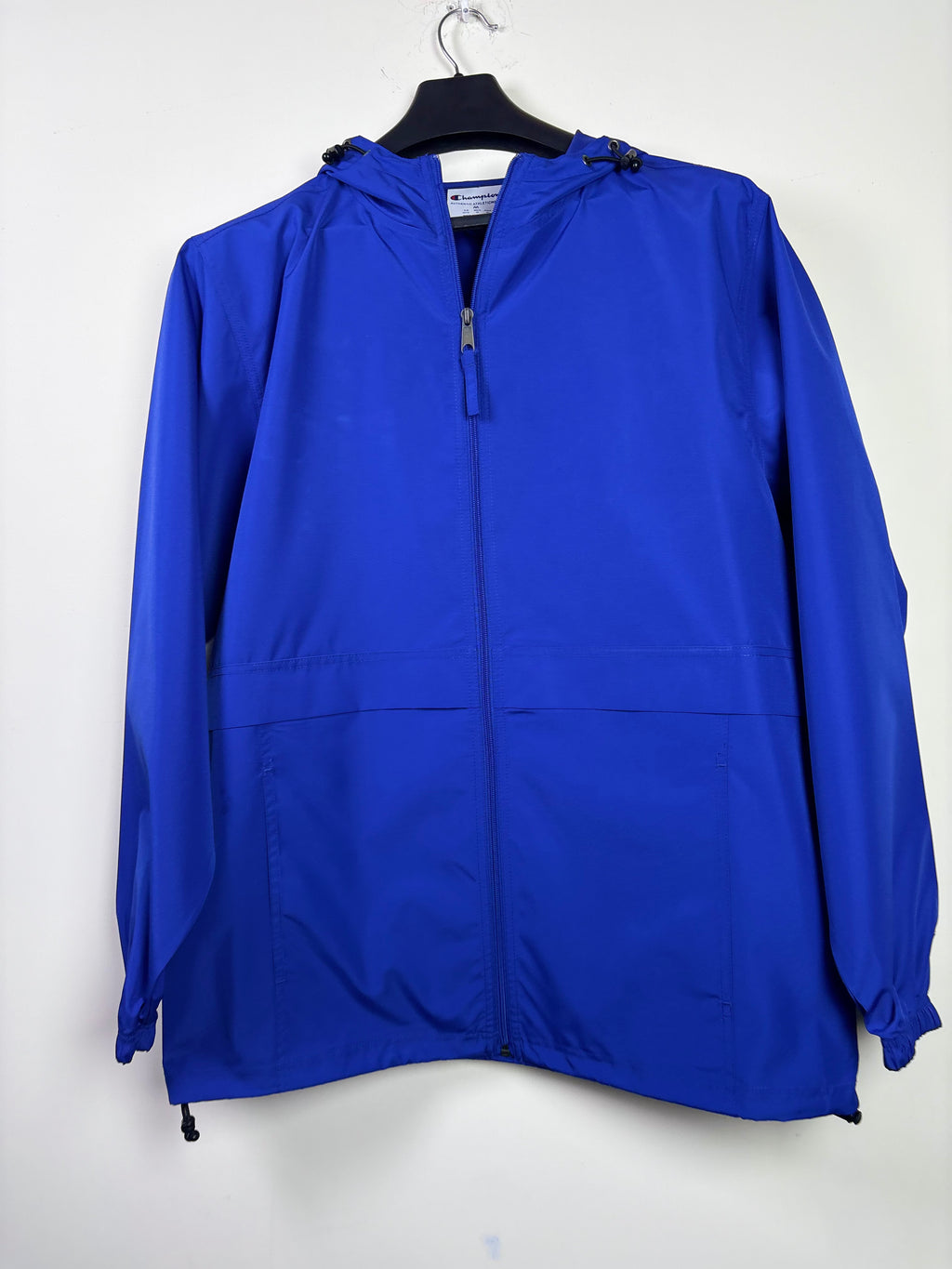 Champion Packable Cobalt Blue Windbreaker Jacket Medium